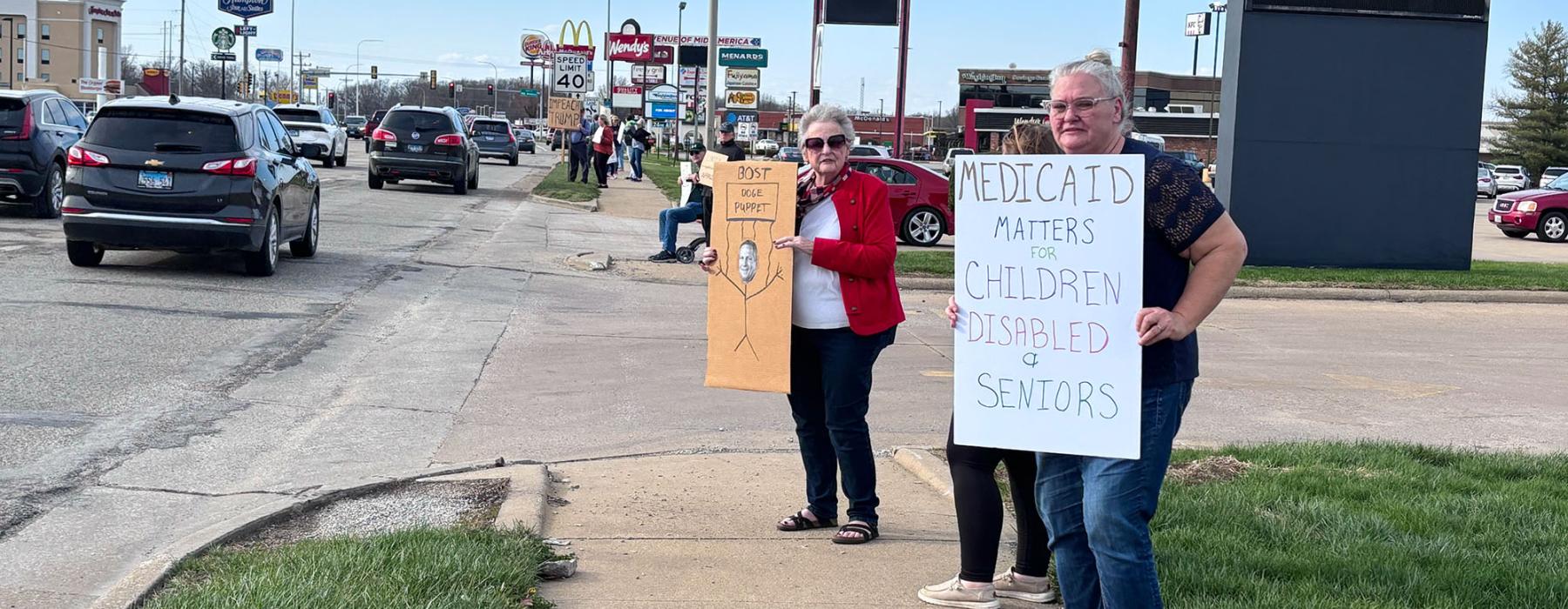 Protest in Effingham, IL