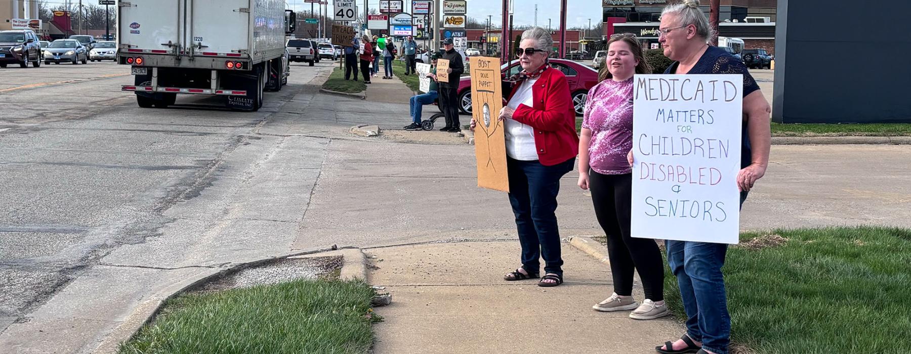Protest in Effingham, IL