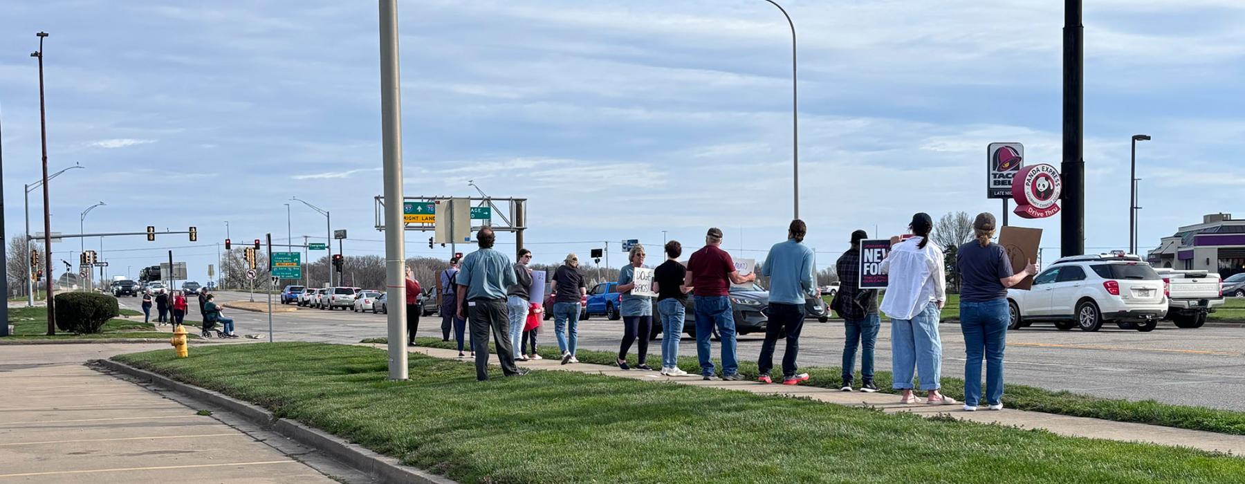 Protest in Effingham, IL