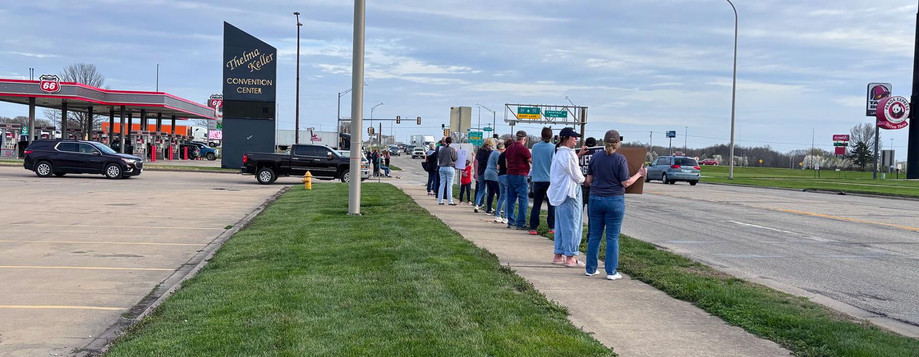 Protest in Effingham, IL