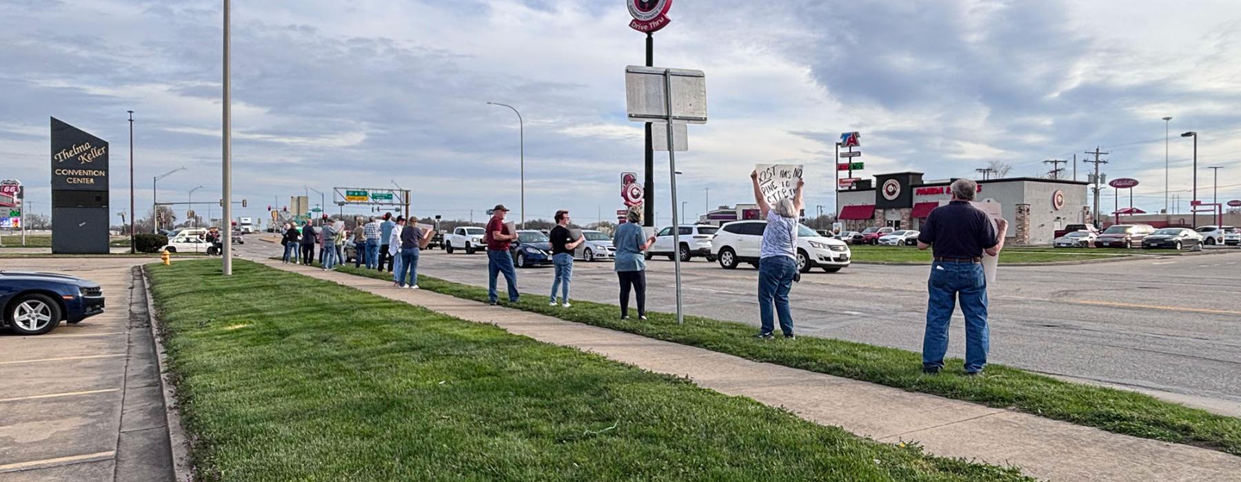 Protest in Effingham, IL